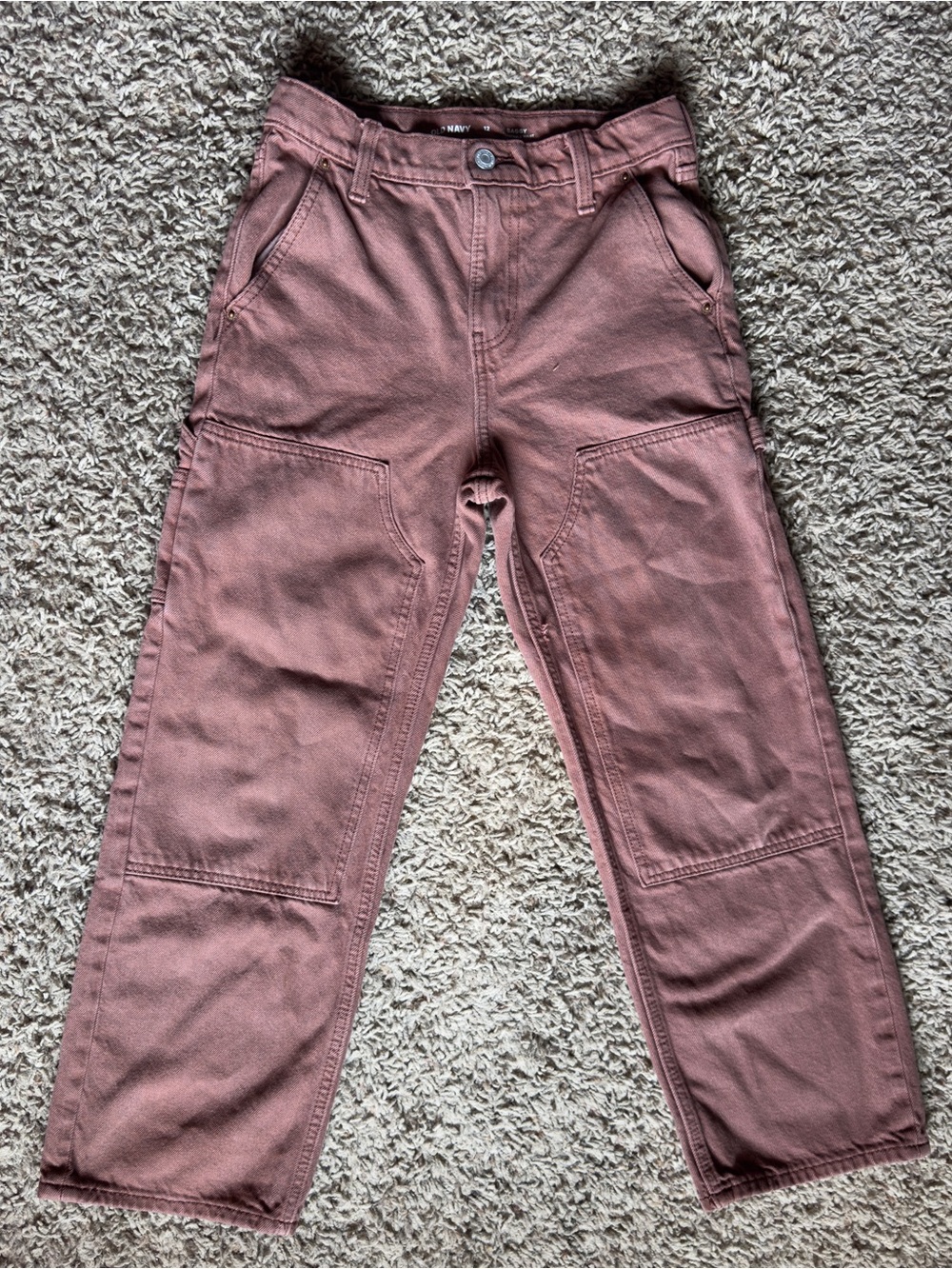 Old Navy Kids Rust-Pink Cargo Pants